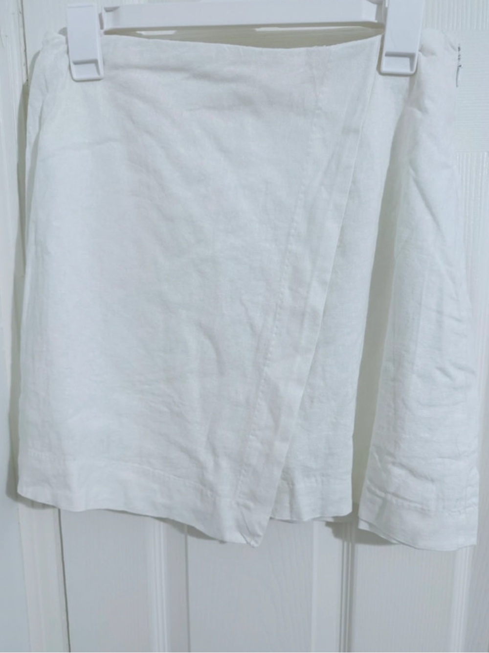 a new day White Mini Wrap Skort